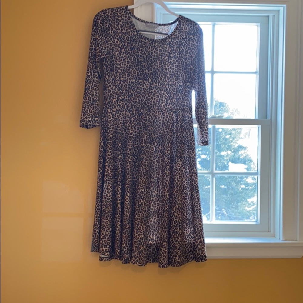 Leopard print dress.